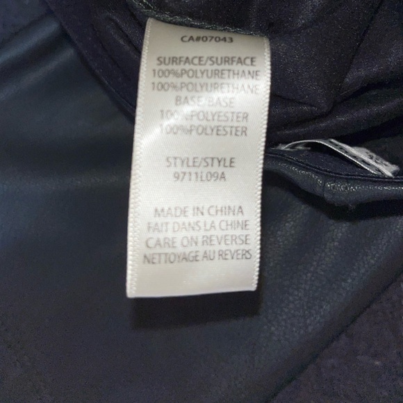 Max Studio faux leather leggings/ pull on pants XL - Picture 10 of 10